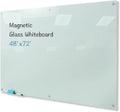 Magnetic Glass Whiteboard 48x72 Frameless Tempered Glass - Large