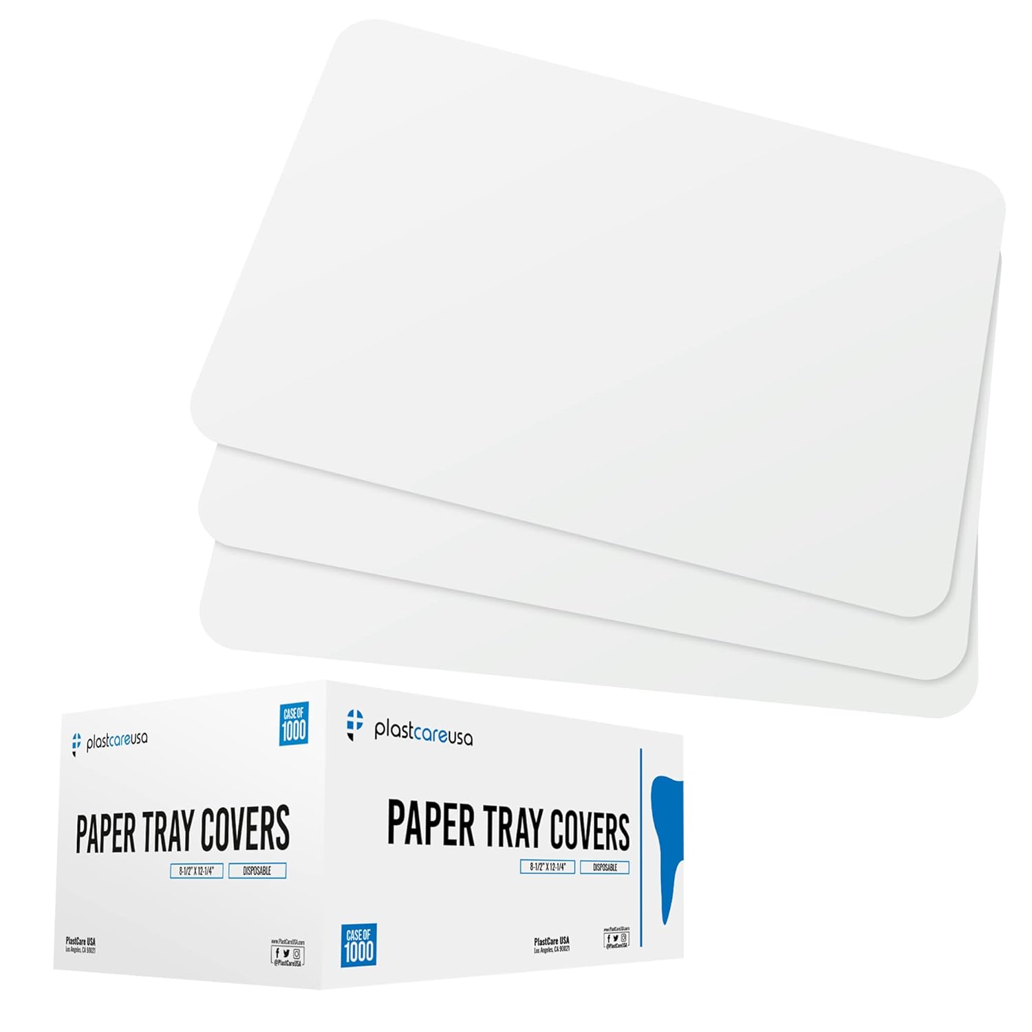 PlastCare USA Disposable Tray Liners for Dental and Medical Use