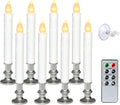 Flameless Window Candles with Remote and Timer - Safe Holiday Glow