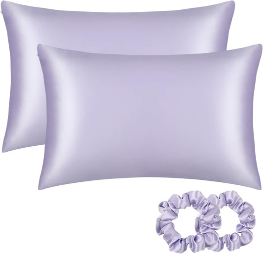 ALASKA BEAR Silk Pillowcase Set for Hair and Skin Care