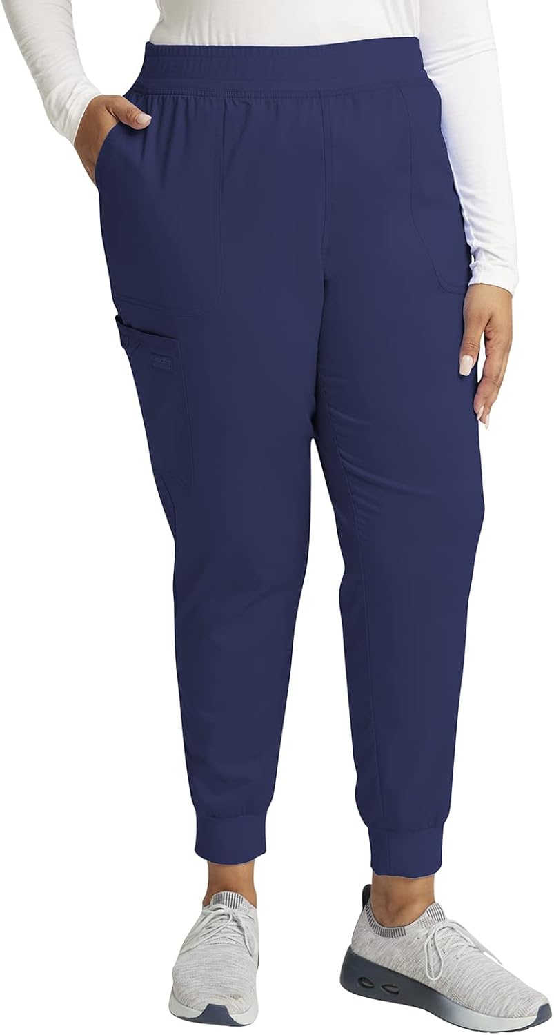 Cherokee Women's Jogger Scrub Pants with 5 Pockets for Comfort