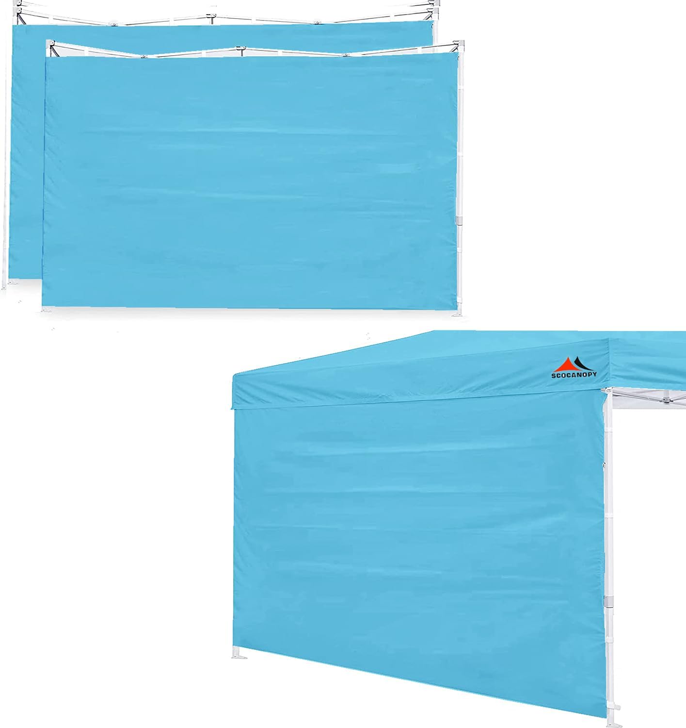 SCOCANOPY SunWall for 12x12 Canopy Frame - Waterproof Sidewalls