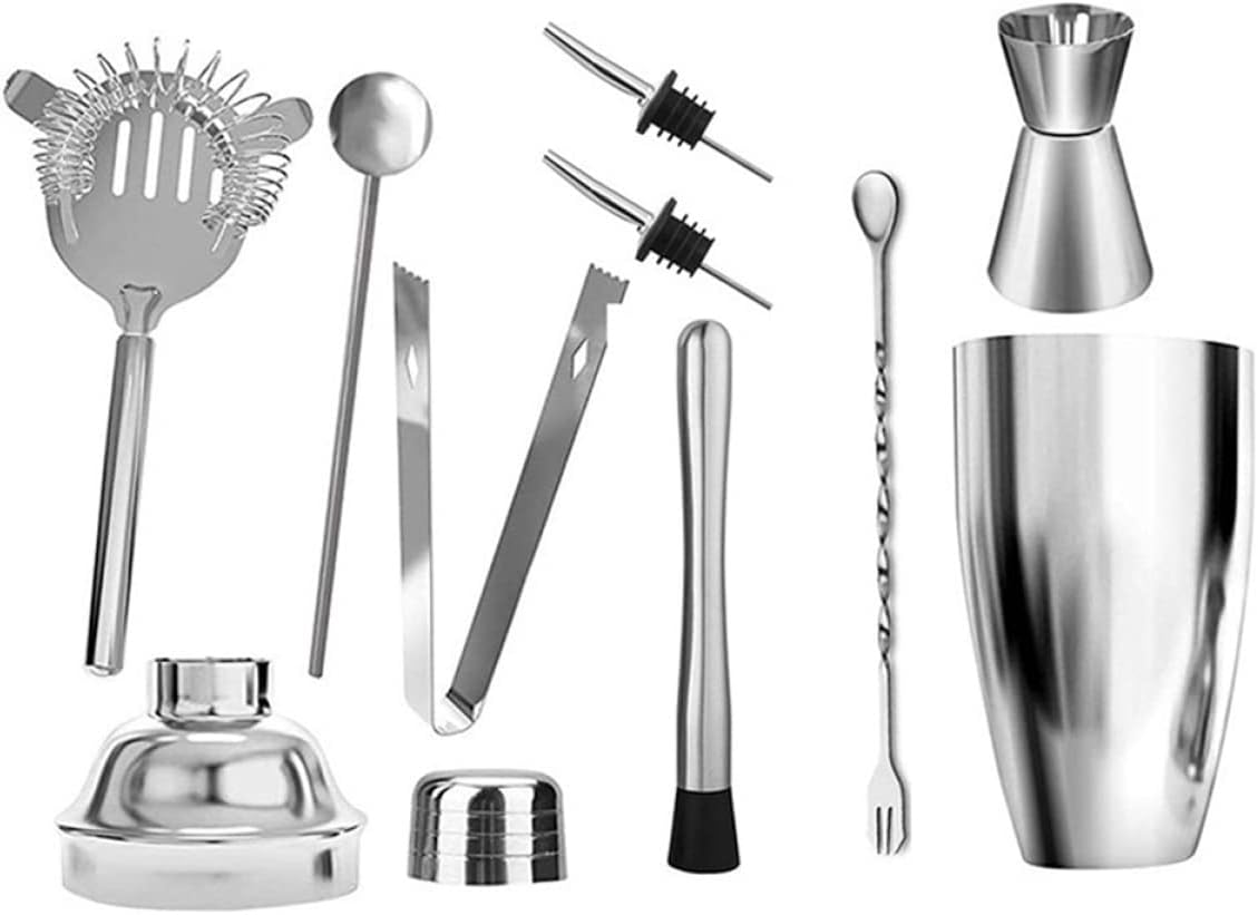 PRETYZOOM 9pc Cocktail Shaker Set - Mix Drinks Like a Pro!