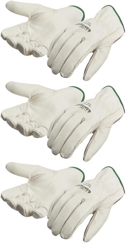 Safeguard Hands with Cowhide Work Gloves