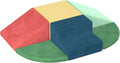 6 Piece Foam Climbing Blocks Soft Play Set - Large Indoor Climbing Gym