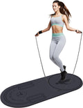 8mm Jump Rope Mat Fitness Exercise Mat 55in x 24in - Durable, Non-Slip