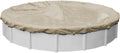 Pool Mate 30ft Premium Tan Winter Pool Cover - Solid, Heavy-Duty