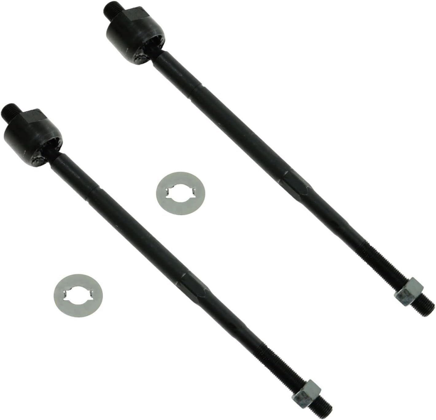 TRQ Front Inner Tie Rod Set for Hyundai Elantra and Kia Spectra