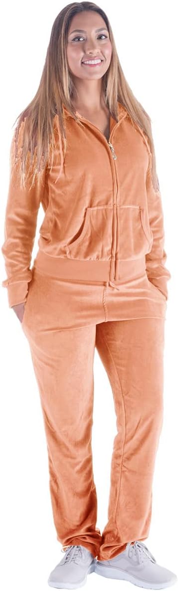 Yasumond Velour Tracksuit for Women - Soft Jogging Set