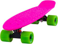 Flybar 22 Inch Mini Cruiser Skateboard for Kids Ages 6 to 12