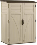 Suncast Outdoor Storage Cabinet for Garden Tools and Equipment