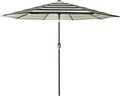 9 ft Outdoor Patio Umbrella with Crank and Tilt - Sturdy 8 Ribs