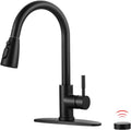 Touchless Kitchen Faucet Stainless Steel - Motion Sensor Matte Black