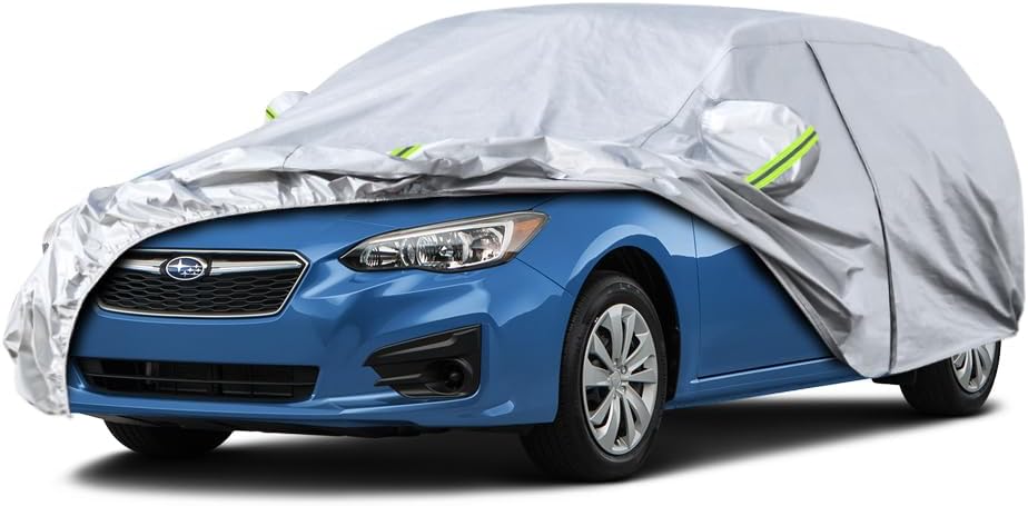 6 Layers Car Cover Custom Fit Subaru Impreza Hatchback 1992-2025