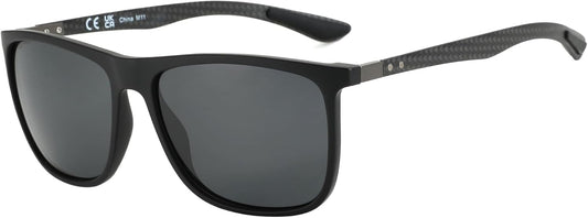 ZENOTTIC Square Polarized Sunglasses for Men with UV400 Protection