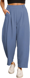 EVALESS Womens Wide Leg Barrel Pants for Stylish Comfort