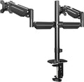 Pholiten Dual Monitor Stand for Desk - Dual Gas Spring Mount