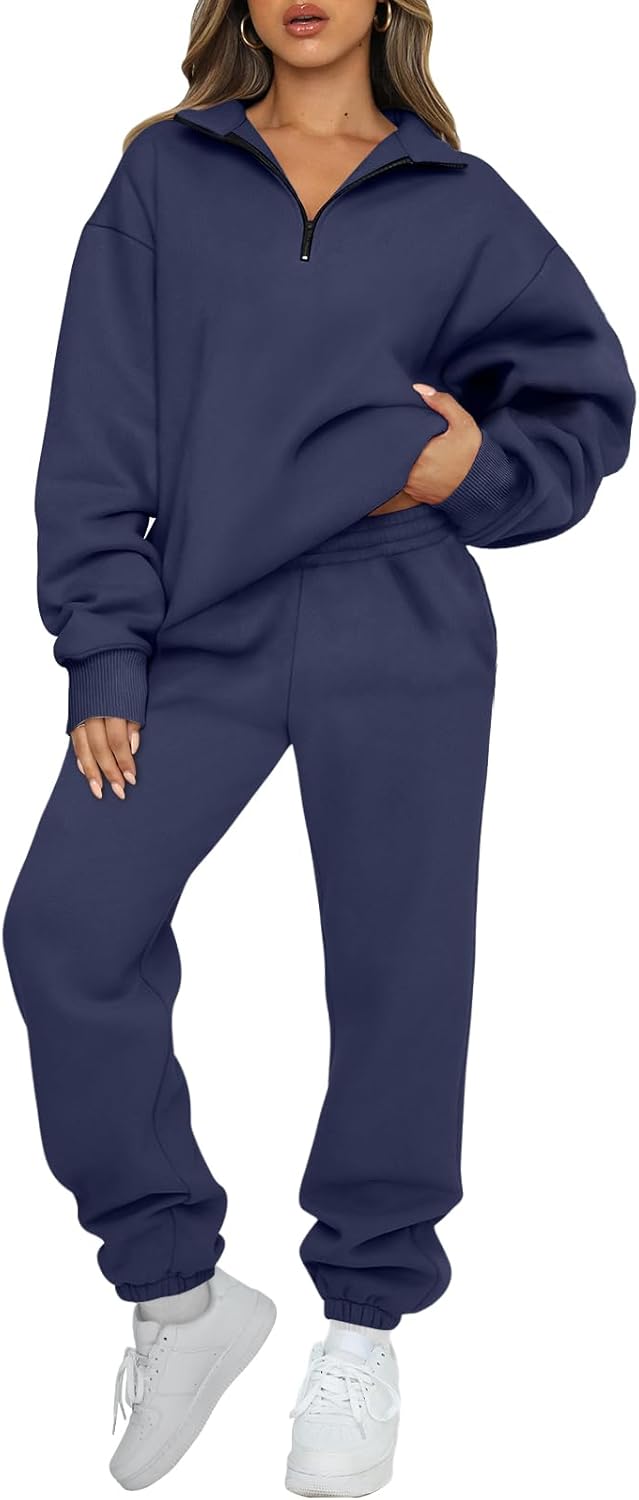 AUTOMET Women's Sweatsuits: Cozy 2 Piece Lounge Set for Fall
