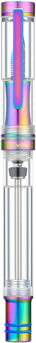 Asvine V200 Titanium Fountain Pen Vacuum Filling - Smooth Fine Point
