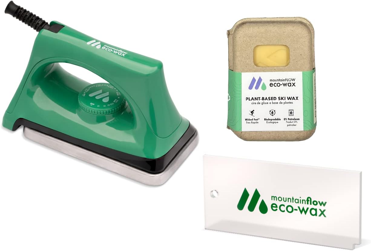 MountainFLOW Eco-Friendly Wax Kit - Ultimate Ski & Snowboard Care