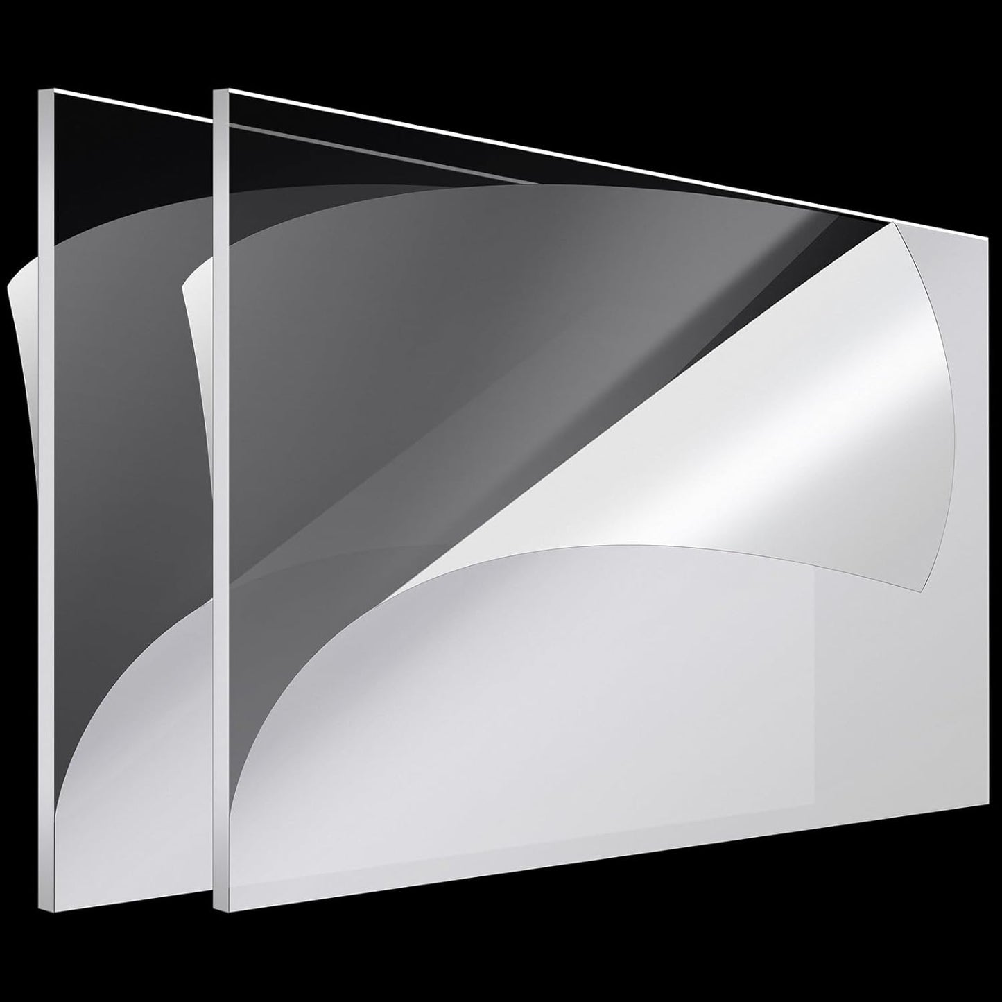 Roowest Clear Acrylic Sheets for Craft and Display Projects