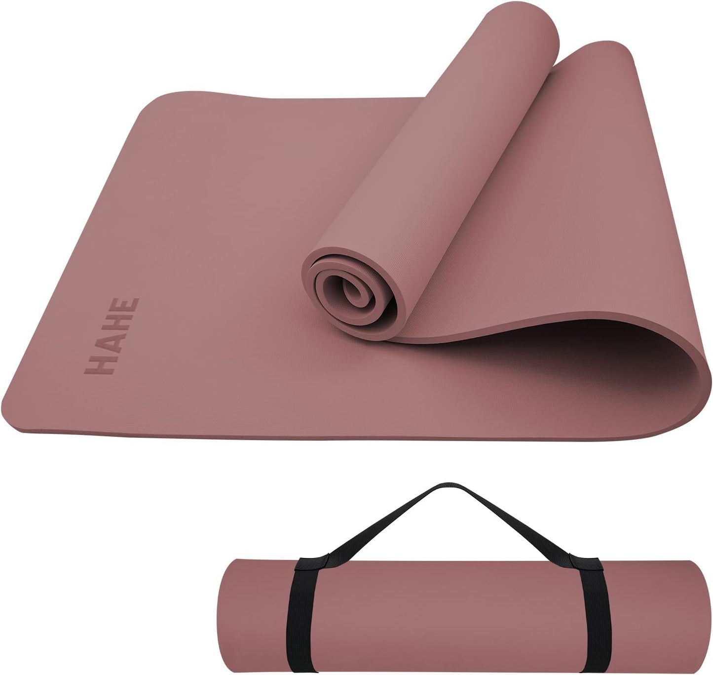 HAHE Yoga Mat Thick Eco-Friendly Non Slip for Fitness & Pilates