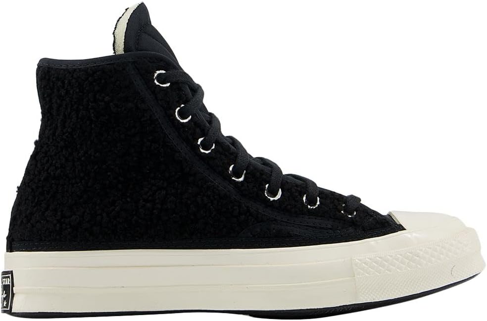 Converse Women's All Star '70s High Top Sneakers in Sherpa Black