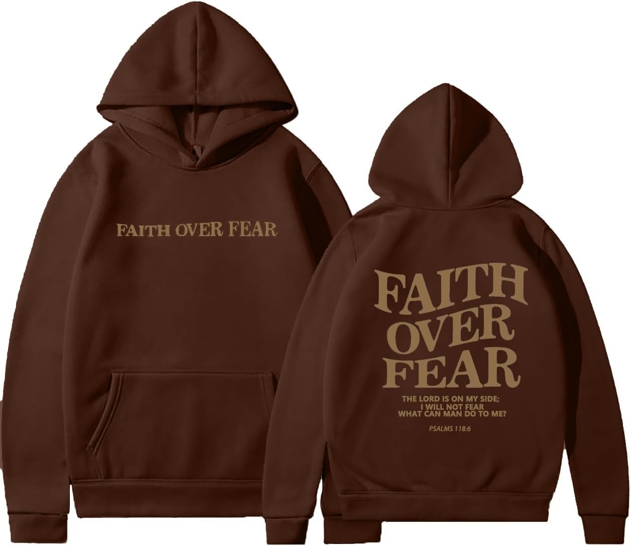 Faith Over Fear Y2K Hoodie by PANOZON