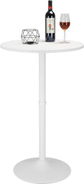 Modern White Bar Table - Easy Assembly, Stylish Design