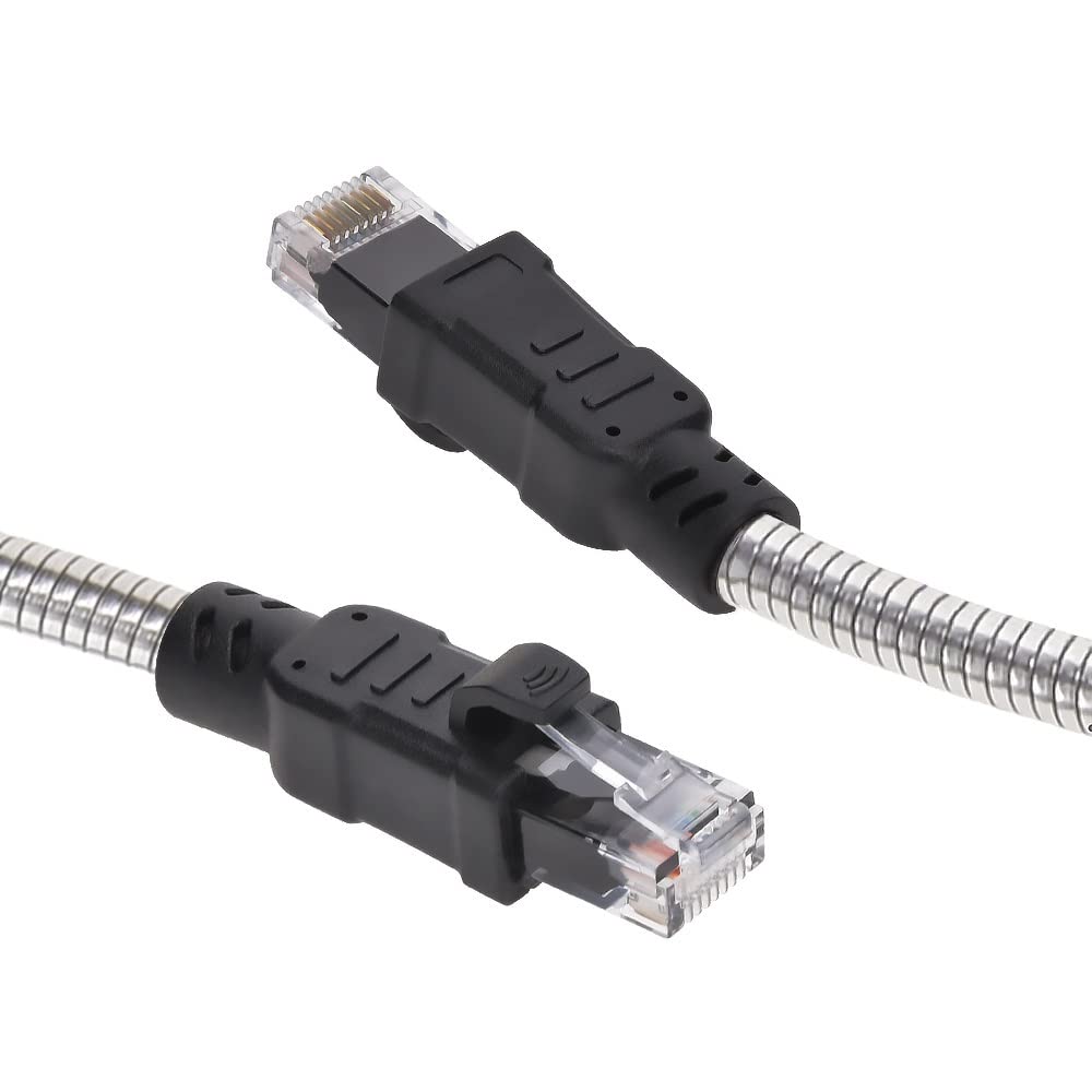 InstallerParts Armored Cat.6A Patch Cable for Outdoor Use