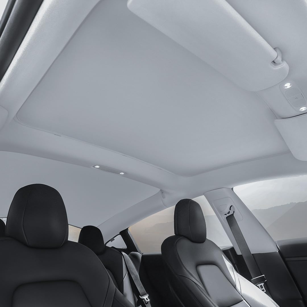VION Tesla Model 3 Roof Sunshades - Precision Fit & Full Blackout