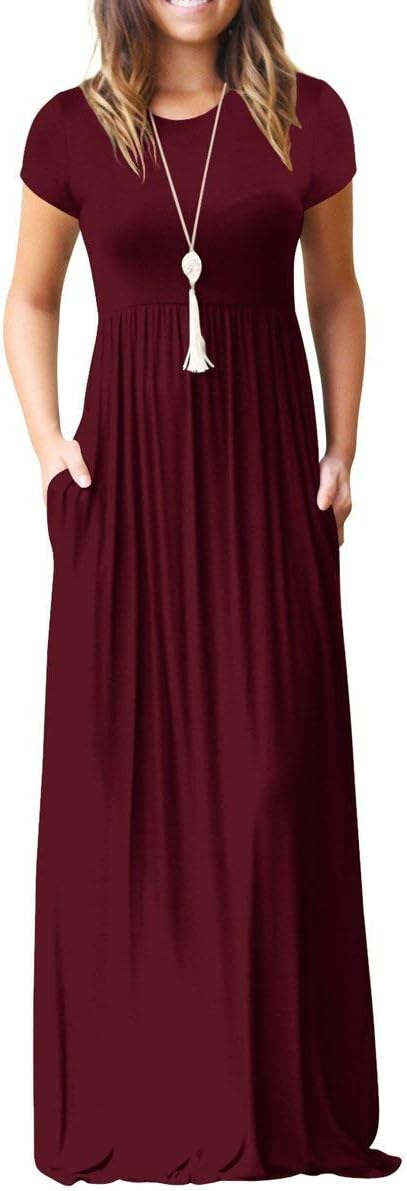 GRECERELLE Women Summer Maxi Dress with Pockets for All Occasions