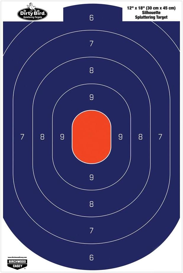 Birchwood Casey Non-Adhesive Dirty Bird 12x18 Targets for Shooting