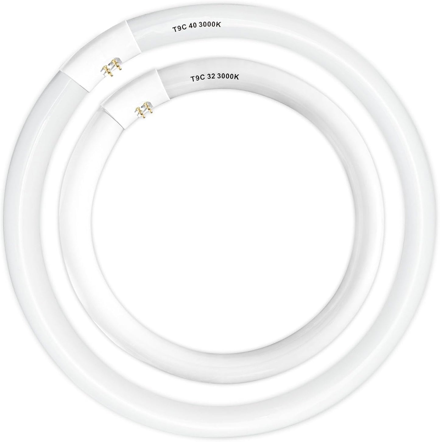 40W and 32W Circular Fluorescent Light Bulb Set for Brightness