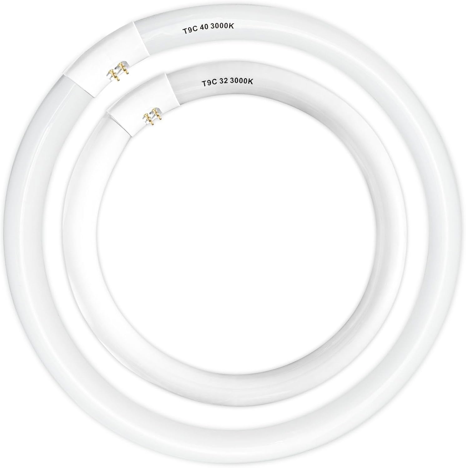 40W and 32W Circular Fluorescent Light Bulb Set for Brightness