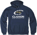 LOGOVISION Unisex Distressed Collegiate Pullover Hoodie - Comfortable