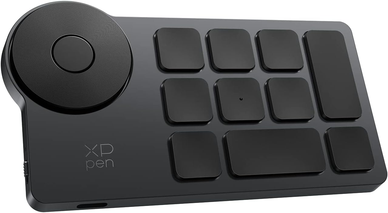 XPPen Mini Keydial ACK05 Wireless Shortcut Keyboard for Creators