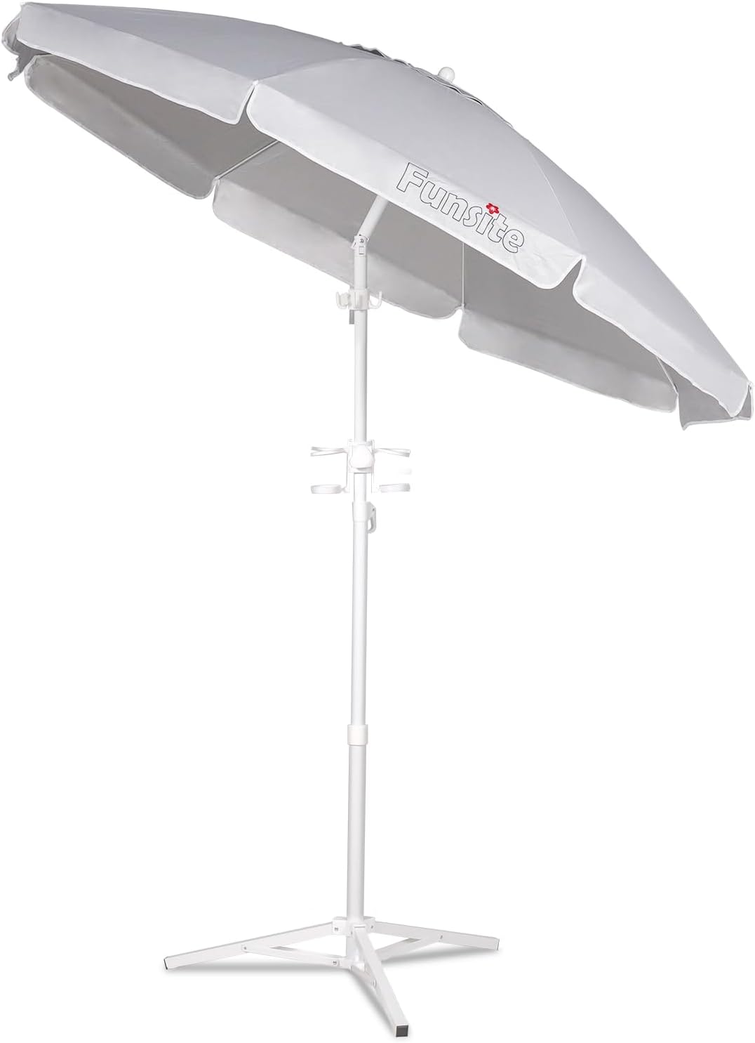 6.5ft Beach Umbrella with Heavy Duty Anchor for Ultimate Shade