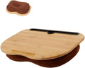 SUMISKY Lap Desk Portable Laptop Table with Cushion Bamboo Platform