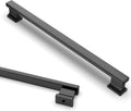Asidrama 9 in Matte Black Cabinet Handles 6 Pack - Heavy Duty Pulls