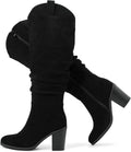 Extra Wide Calf Cowboy Knee High Boots for Women - Wide Width Fit
