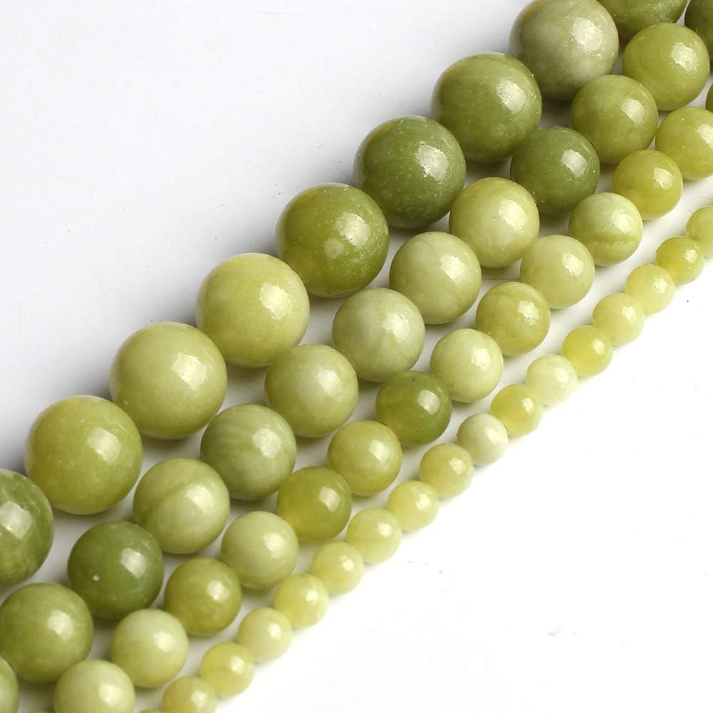 Enhance Your Creations with 8mm Chinese Green Jade Beads