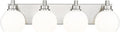 Bathroom Light Fixtures 4 Light Brushed Nickel Vanity Light - Modern
