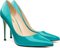 COLETER Women's 4 Inch Pointy Toe Stiletto Pumps - Elegant Wedding