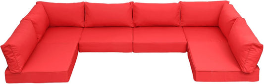 Valita Outdoor Furniture Replacement Cushions for 6-Seat Set