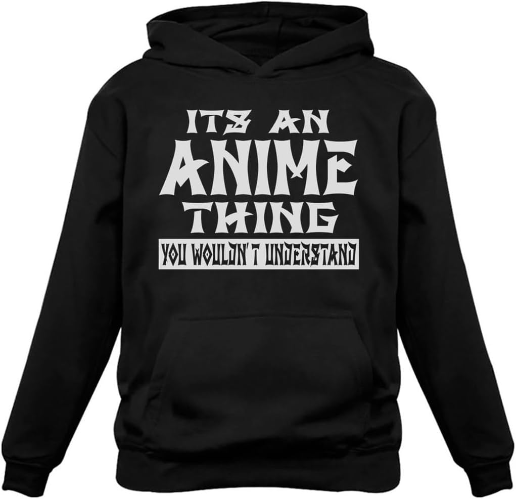 Anime Meme Hoodie for Teens and Adults - Unique Gift Idea