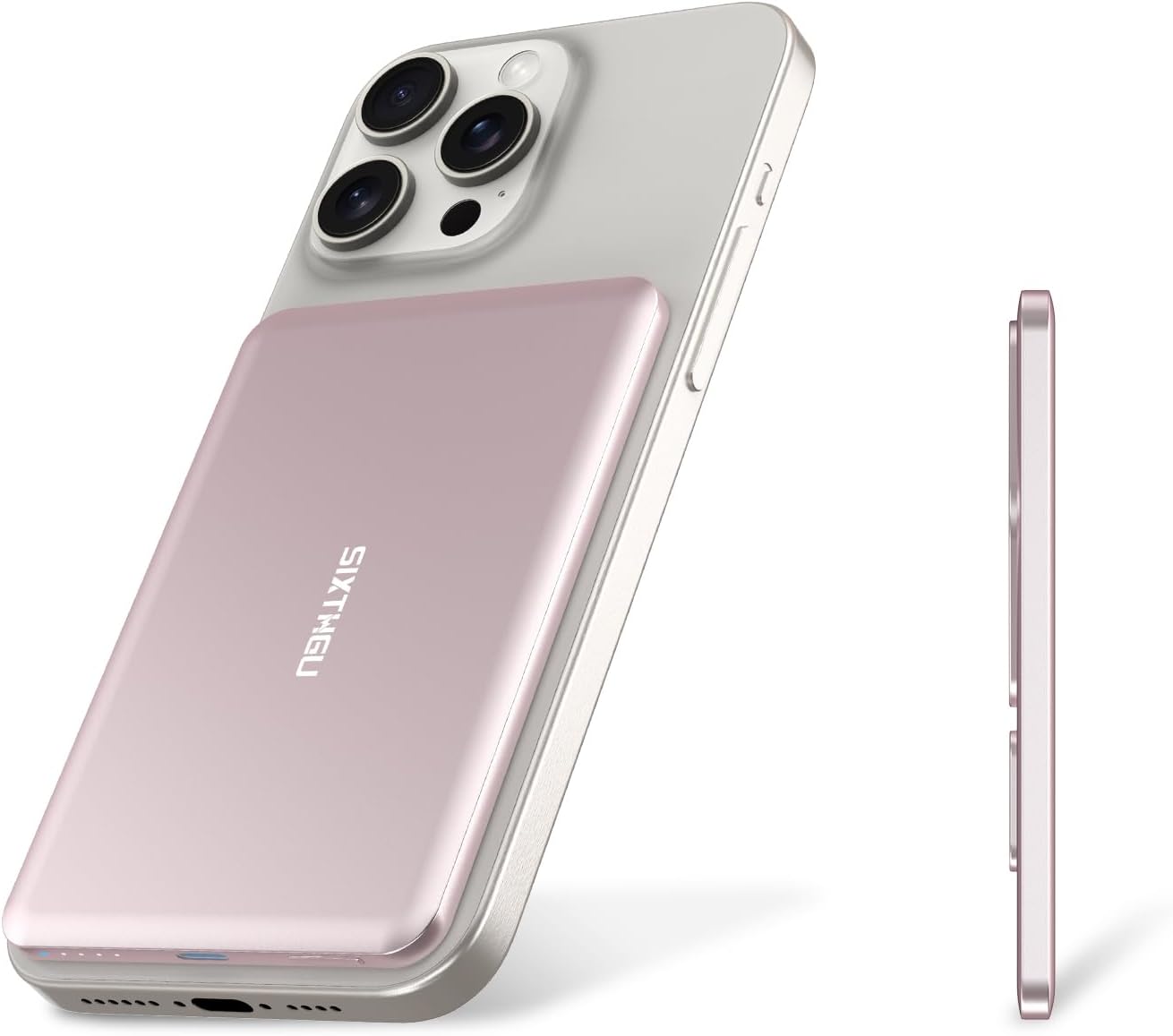 Magnetic Portable Charger S05: 5000mAh Power Bank for iPhone