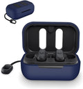 Blue Silicone Protective Skin Sleeve for Skullcandy Dime - Slim Fit