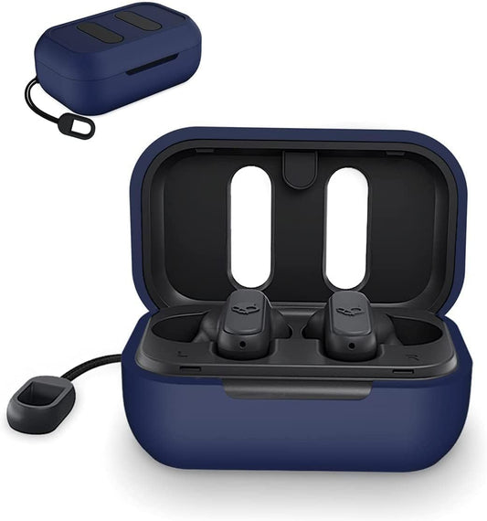 Blue Silicone Case for Skullcandy Dime