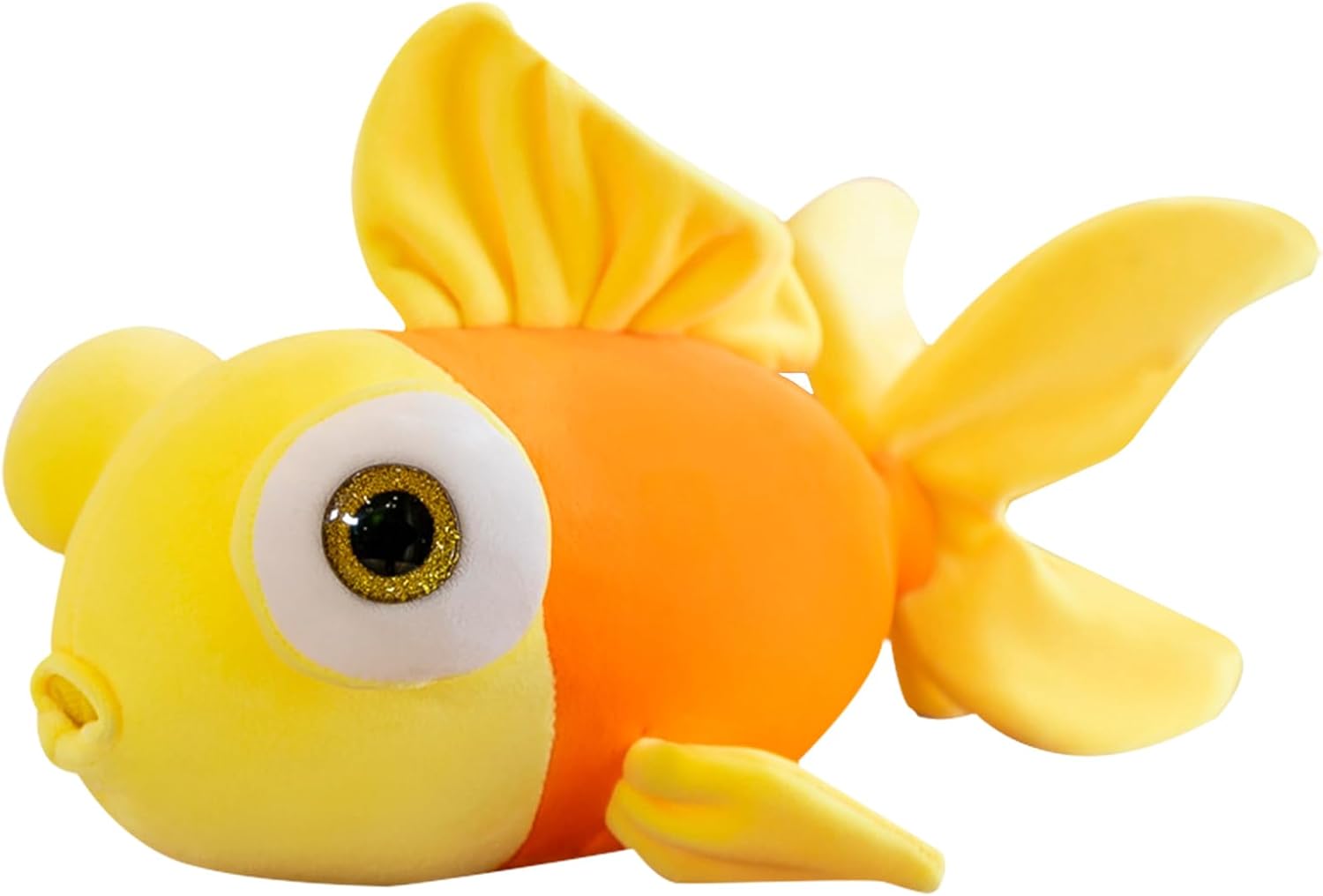 Yellow Goldfish Plush Toy 13.78 - Perfect Gift for All Ages!